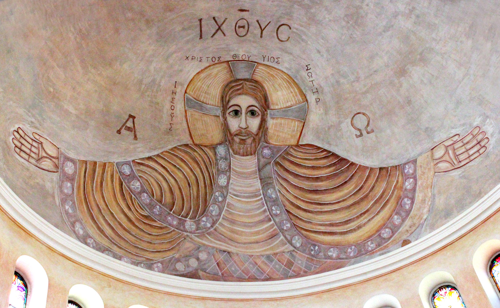 Chrystus Pantokrator – fresk