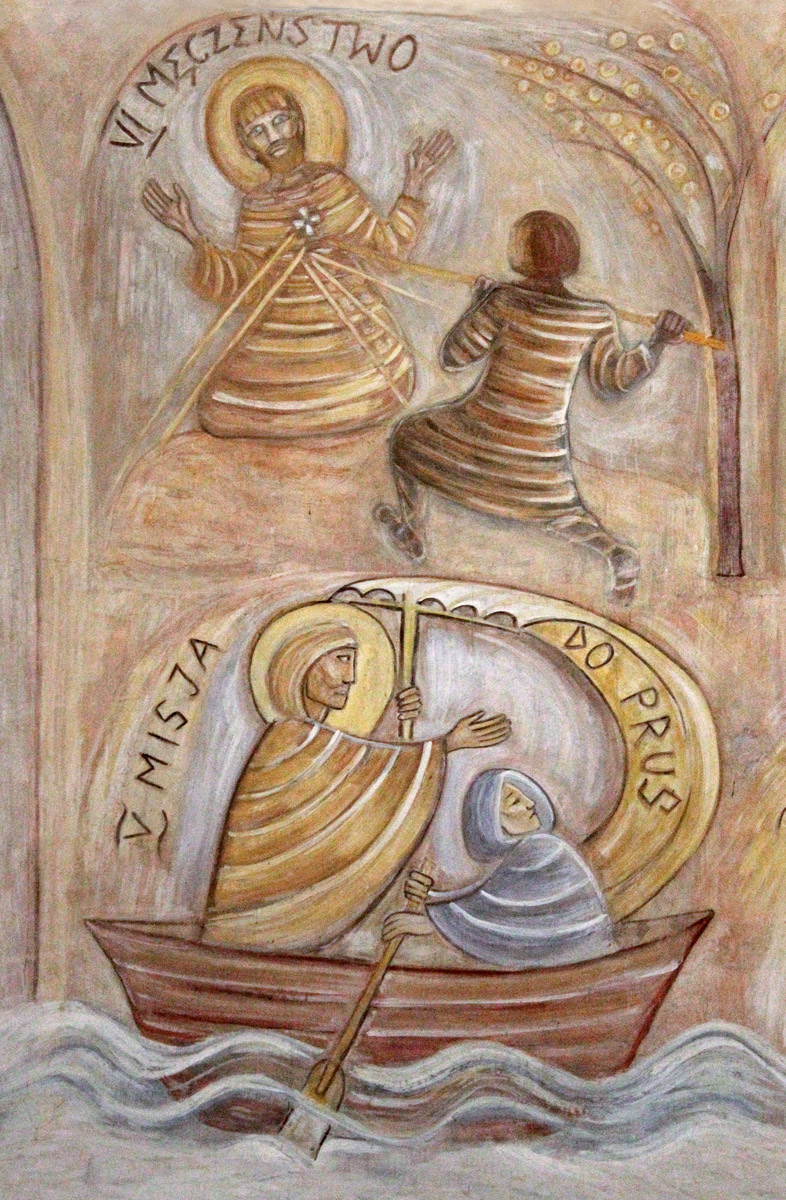 Sceny z życia św. Wojciecha - fresk w absydzie kościoła św. Wojciecha w Białymstoku, ArsKinga - Kinga Pawełska